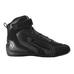 Furygan D3 V4 Easy D3O Vented Herren Motorradschuhe, Atmungsaktiv, verstärkter Malleolus-Schutz, maximale Sicherheit-Komfort und Luftzirkulation, Schwarz, 40 EU von Furygan