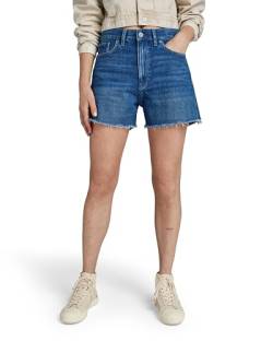 G-Star RAW Damen High Denim Shorts Clean Edge, Blau (Worn in Celestial Night D24382-D434-G675), 28 von G-STAR