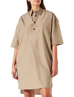 G-STAR RAW Damen Shirt Kleid Short Sleeve, Beige (tree house D21884-C894-C941), S von G-STAR RAW
