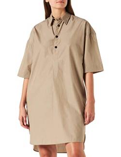 G-STAR RAW Damen Shirt Kleid Short Sleeve, Beige (tree house D21884-C894-C941), S von G-STAR