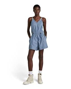 G-STAR RAW Damen Sleeveless Summer Playsuit, Blau (lt cloud D21432-C894-0024), XL von G-STAR RAW