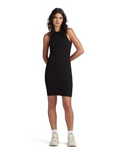 G-STAR RAW Damen Tank Slim Kleid, Schwarz (dk black D22842-D289-6484), L von G-STAR