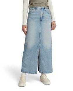 G-STAR RAW Women's Skirts Viktoria Long Skirt wmn, Blau (sun faded fogbow D24385-D436-G671), 26 von G-STAR RAW