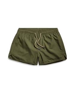 G-STAR RAW Herren Carnic Solid Badeshorts, Grün (shadow olive D24473-A505-B230), XL von G-STAR RAW