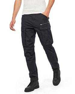 G-Star Herren Rovic Zip 3D Regular Tapered Hose, Mehrfarben (dk black D02190-5126-6484), 36W / 32L von G-STAR