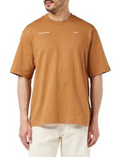 G-STAR RAW Herren Unisex Boxy Base T-Shirt, Braun (chipmunk D23218-C336-3886), L von G-STAR RAW