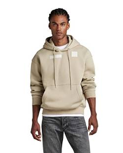 G-STAR RAW Herren Velcro Loose Hoodie, Beige (spray green D22753-A971-D606), XXL von G-STAR