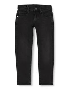 G-STAR RAW Jungen SS22067 3301 tapered jeans Jeans, Schwarz (faded black D20216-01-A569), 4 Jahre von G-STAR RAW