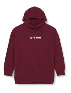 G-STAR RAW Mädchen SS23102 hdd sweater Sweater, Rot (dk amarena D24981-01-G666), 12 Jahre von G-STAR RAW