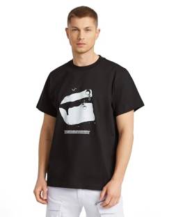 G-Star RAW Herren Water Burger Loose T-Shirt, Schwarz (Dk Black D25690-c336-6484), S EU von G-STAR RAW