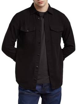 G-Star RAW Herren Marine Slim Hemd, Schwarz (dk Black gd D24963-D454-B564), M von G-STAR