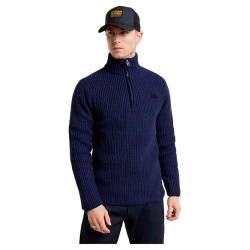 G-Star RAW Men's Double Collar Skipper Knit Sweater, Blau (Imperial Blue D25123-D754-1305), X-Large von G-STAR