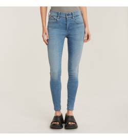 G-Star für Damen. D05175-8968-8436 Jeans 3301 Skinny blau (30/28), Lässig, Baumwolle, Denim von G-Star