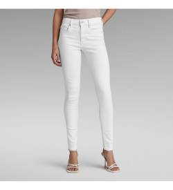 G-Star für Damen. D05175-C258-G547 Jeans 3301 Skinny weiß (30/34), Lässig, Baumwolle, Denim von G-Star