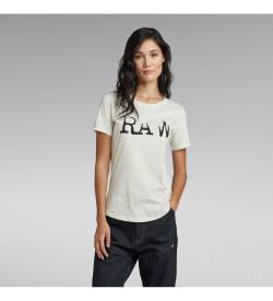 G-Star für Damen. D23272-C627-C739 Raw Optic T-shirt weiß (XXL), Lässig, Baumwolle, Kurzarm, Nachhaltig von G-Star