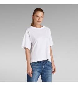 G-Star für Damen. D23357-8415-110 Loose Fit T-Shirt weiß (M), Lässig, Kurzarm, Bio-Baumwolle, Nachhaltig von G-Star