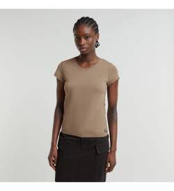 G-Star für Damen. D24533-4107-C788 Eyben Slim T-shirt braun (XL), Lässig, Kurzarm, Bio-Baumwolle, Nachhaltig von G-Star