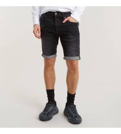 G-Star für Herren. D10481-A634-9887 Shorts 3301 Slim schwarz (33), Lässig, Baumwolle, Denim von G-Star