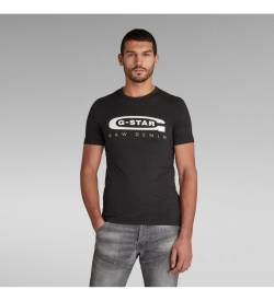 G-Star für Herren. D15104-336-6484 T-shirt Graphic 4 slim schwarz (M), Lässig, Kurzarm, Bio-Baumwolle von G-Star