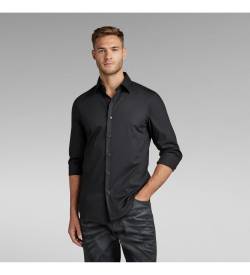 G-Star für Herren. D19088-C271-6484 Slim Fit Hemd schwarz (S), Lässig, Party, Baumwolle, Langarm von G-Star