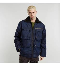 G-Star für Herren. D25180-4639-G831 Utility Sherpa Jacke navy (XS), Lässig, Baumwolle, Marine von G-Star