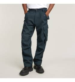 G-Star für Herren. D25224-D410-862 R-3N reguläre gerade Cargohose blau (30/30), Lässig, Recyceltes Polyester, Nachhaltig von G-Star