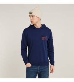 G-Star für Herren. D25442-D797-1305 Originals Catch Hoodie blau (XS), Lässig, Baumwolle von G-Star