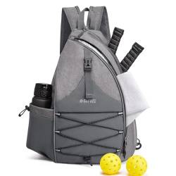 G4Free Pickleball-Tasche, Pickleball-Rucksack für Frauen und Männer, verstellbare Umhängetasche mit wasserdichter Tasche/Zaunhaken von G4Free