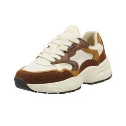 GANT FOOTWEAR Damen NEUWILL Sneaker, Chestnut/beige, 38 EU von GANT FOOTWEAR