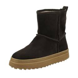 GANT FOOTWEAR Damen SNOWHILL Stiefelette, Dark Brown, 42 EU von GANT FOOTWEAR