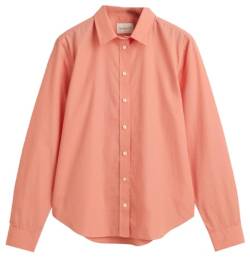 GANT Damen REG POPLIN SHIRT, PEACHY PINK, 38 von GANT