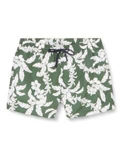 GANT Herren Palm LEI Print Swim Shorts Badehose, Pine Green, 50 von GANT