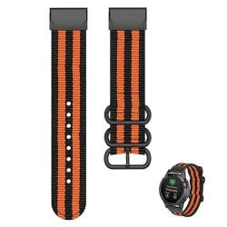 GANYUU Sportarmband aus Segeltuch für Garmin Fenix 6X Pro 5X 7X 3HR / 5X / 3HR, einfache Passform, Schnellverschluss-Armband Correa, For Descent Mk1 Mk2 Mk2i, Achat von GANYUU