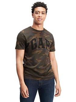 GAP Herren SS Allover Camo Arch Tee T-Shirt, Camouflage-Muster, XL von GAP