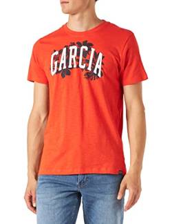 Garcia Herren Q21001 T-Shirt, Tangerine, S von GARCIA DE LA CRUZ