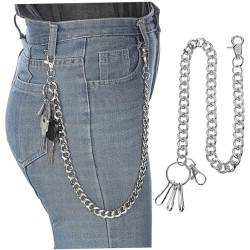 GAROZATION Distressed Metall Hosenkette Jeanskette Motorradhosenkette Hosenkette Für Männer Dekorative Für Geldbörse Punkketten Für Hosen Hosenkette Hip Hop Hosenkette von GAROZATION