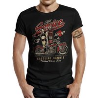 GASOLINE BANDIT® T-Shirt für Classic Bike Motorrad Fans: Full Service von GASOLINE BANDIT