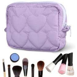 GETBSTOOP Damen-Make-up-Tasche Kosmetiktasche gesteppt Make-up-Tasche Reise-Kulturbeutel ästhetische Mädchen-Hautpflegetasche großes Fassungsvermögen Damen-Kosmetiktasche von GETBSTOOP