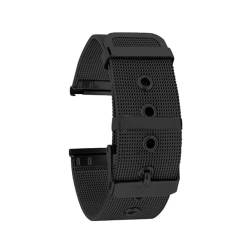 GEZHUCAO Uhrenarmband Aus Metallgeflecht 10-22mm Uhrenarmband Mit Schnellverschluss Dornschließe-Design Wird Bei 98% Smartwatches Und Herkömmlichen Uhren Verwendet(Black,10MM) von GEZHUCAO