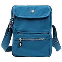 GFM® NCB-7 Umhängetasche für Damen, Nylon, wasserdicht, S1-1215-ghtxnl-dark turquoise blue, Small von GFM