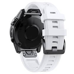 GHFHSG 22 x 26 mm Lederarmband für Garmin Fenix 7 7X 6 6X Pro 5 5X 3HR 935 945 Epix Smartwatch-Armband, Schnellverschluss-Armband, 22mm Fenix 6 5 5Plus, Achat von GHFHSG