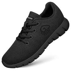 GIESSWEIN Merino Runners Men atmungsaktiv - Herren Sneaker für gesunden Gang - Bequeme leichte Arbeitsschuhe, ideal für Pflegeberufe - Freizeitschuhe von GIESSWEIN