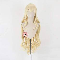 GIGBIRD- Anime Coer Wig. Anime Goblin Slayer Priesterin Gelb Langperücke Cosplay Kostüm Hitzebeständige Synthetische Haar Frauen Cosplay Perücken D-303[Farbe: Gelb ] von GIGBIRD