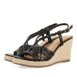 GIOSEPPO Damen Glide Espadrilles, Schwarz, 41 EU von GIOSEPPO