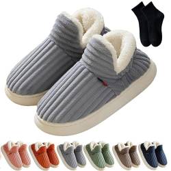 GLSAYZU Pluffi Cozy Stylish Slipper, Pluffi Slipper Booties, Fuzzy Winter House Shoes Non-Slip Warm Fluffy Plush Men Women, hellblau, 41/41.5 EU von GLSAYZU