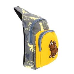 GLSTOY 1 Stück Kinder Dinosaurier Gürteltasche Cartoon Kindertasche Kindertasche Brusttasche Hüfttasche Umhängetasche von GLSTOY