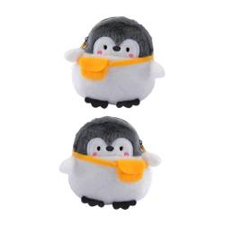 GLSTOY 2 Stück Münzbörse Pinguin Geldbörse Pinguin Aufbewahrungstasche Damen Make Up Tasche Vintage Geldbörse Münz Aufbewahrungstasche Kleingeld Aufbewahrungstasche Kopfhörer von GLSTOY