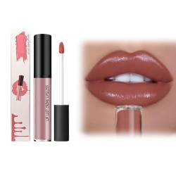 Cremiger Make up Lipgloss, 2024 Neu 12 Farben Creme Textur Lippenstift, Sexy Frauen Langlebiger feuchter Lippenstift, Lippgloss Lippenstift 24 stunden Halt Non-stick Cup ﻿ (07, 25g) von GMTEO