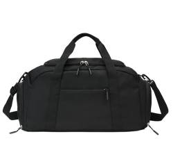 Handgepäck Tasche Sporttasche Sporttasche Für Damen, Handgepäcktasche Für Den Wochenendausflug, Reisetasche Mit Trolley-Hülle Übernachtungstasche(B) von GOOPEEG