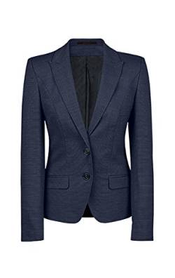 Greiff Größe 42 Corporate Wear Modern Damen Blazer Slim Fit Marine Pinpoint Modell 1426 von GREIFF